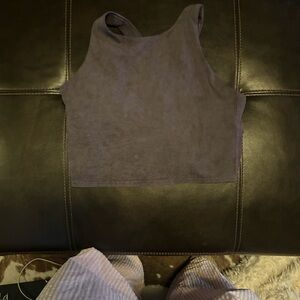 Athleta Purple Crop Top